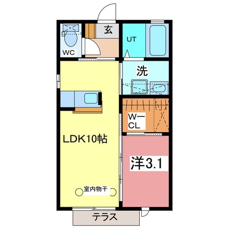 イーストビレッジ府中の物件間取画像